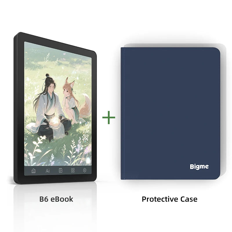 BIGME B6 Ebook Reader With Android 14 OS Front Light