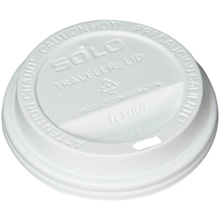 Traveler Drink Through Lid For Hot Beverage Cups Fits Sizes