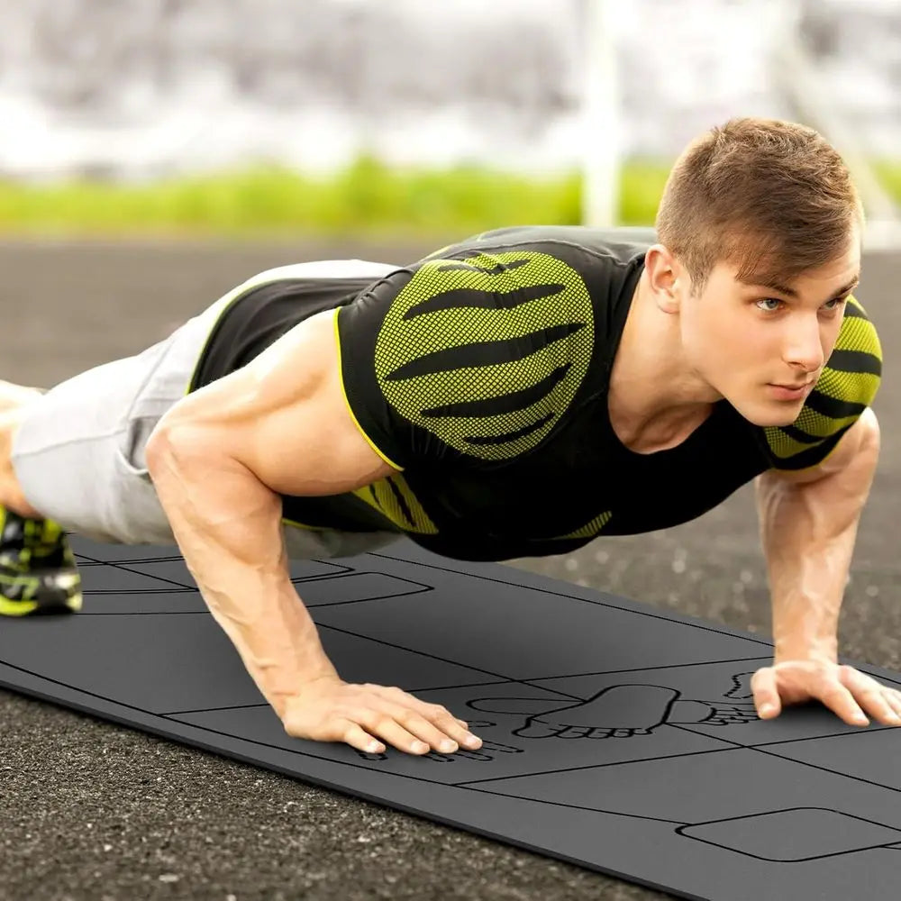 Foldable Rubber Yoga Mat For Balance Training Non Slip Bag
