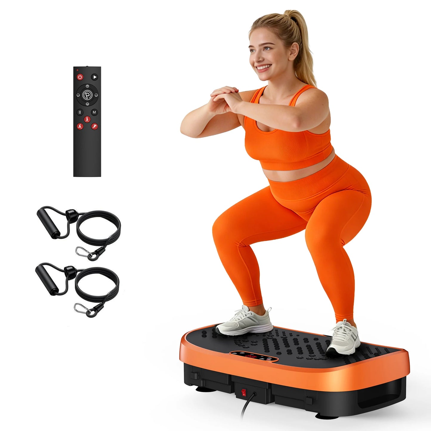 Vibration Plate Fat Burning Machine With 120 Levels Home Gym