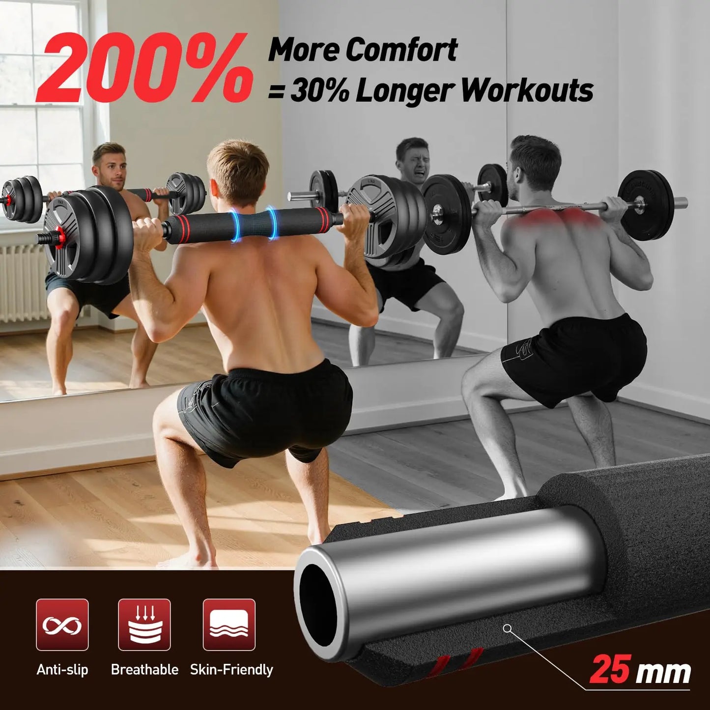 FED Fitness Five In One Adjustable Dumbbell Set For Strength