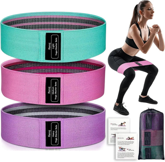 Resistance Bands Set For Workout And Pilates Yoga Home Gym