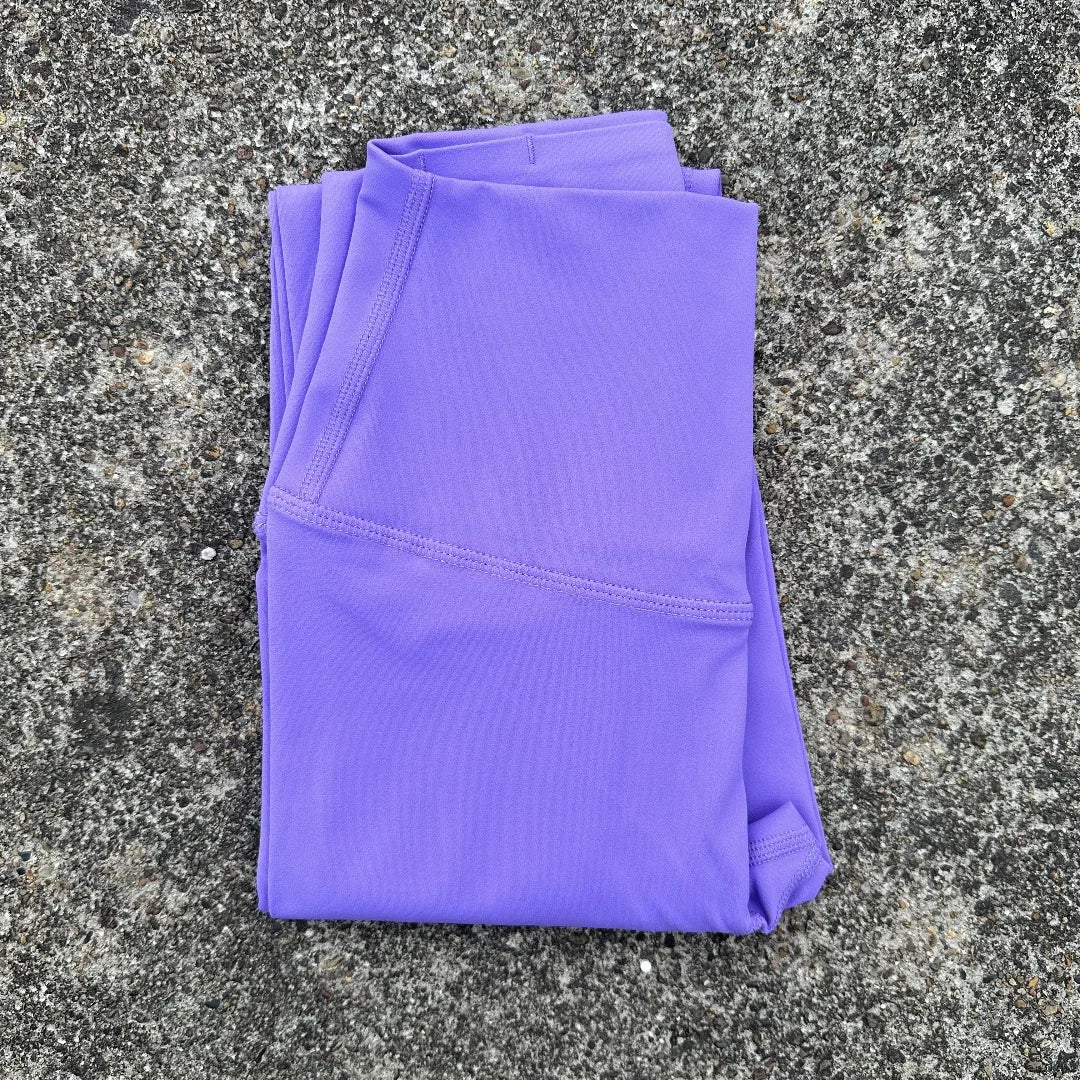 Back Pocket High Waist Yoga Leggings For Women Cropped Gym