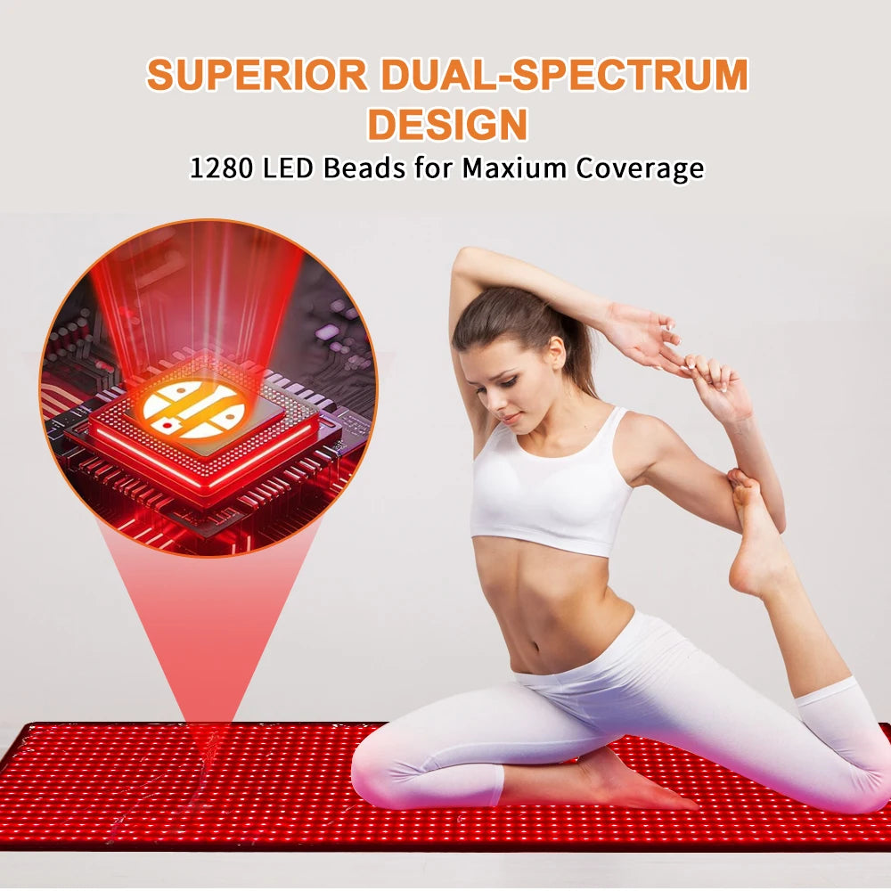 Full Body Light Therapy Mat With 660nm 850nm For Sleep
