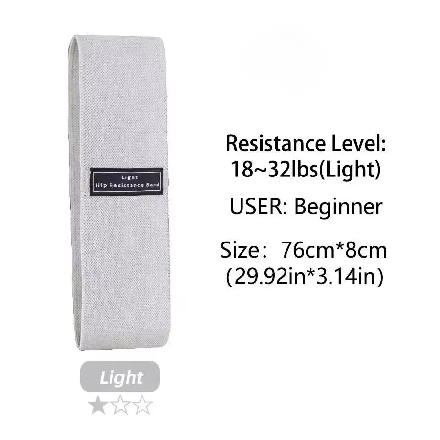 Glute Thigh Elastic Fabric Resistance Bands for Booty and Squat