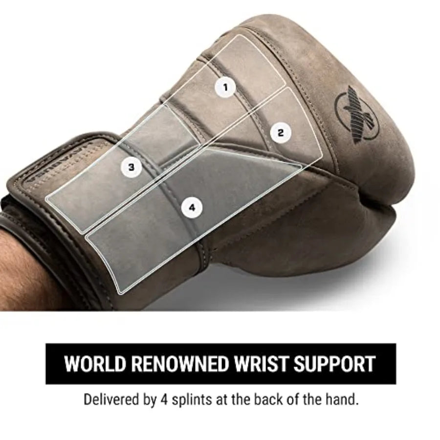 Leather Boxing Gloves for Training Sparring Heavy Bag Work