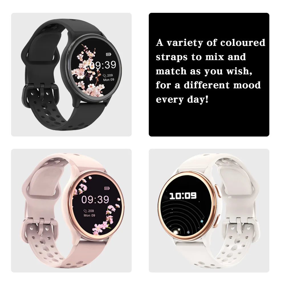 Anyloop Women Smartwatch Fitness Tracker With Health Monitoring