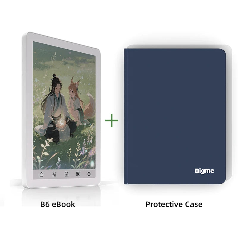 BIGME B6 Ebook Reader With Android 14 OS Front Light