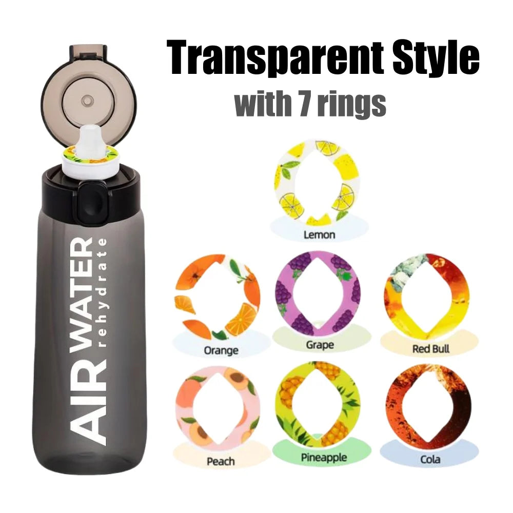 Fruit Flavor Sports Water Bottle With 7 Fruit Pods For Fitness