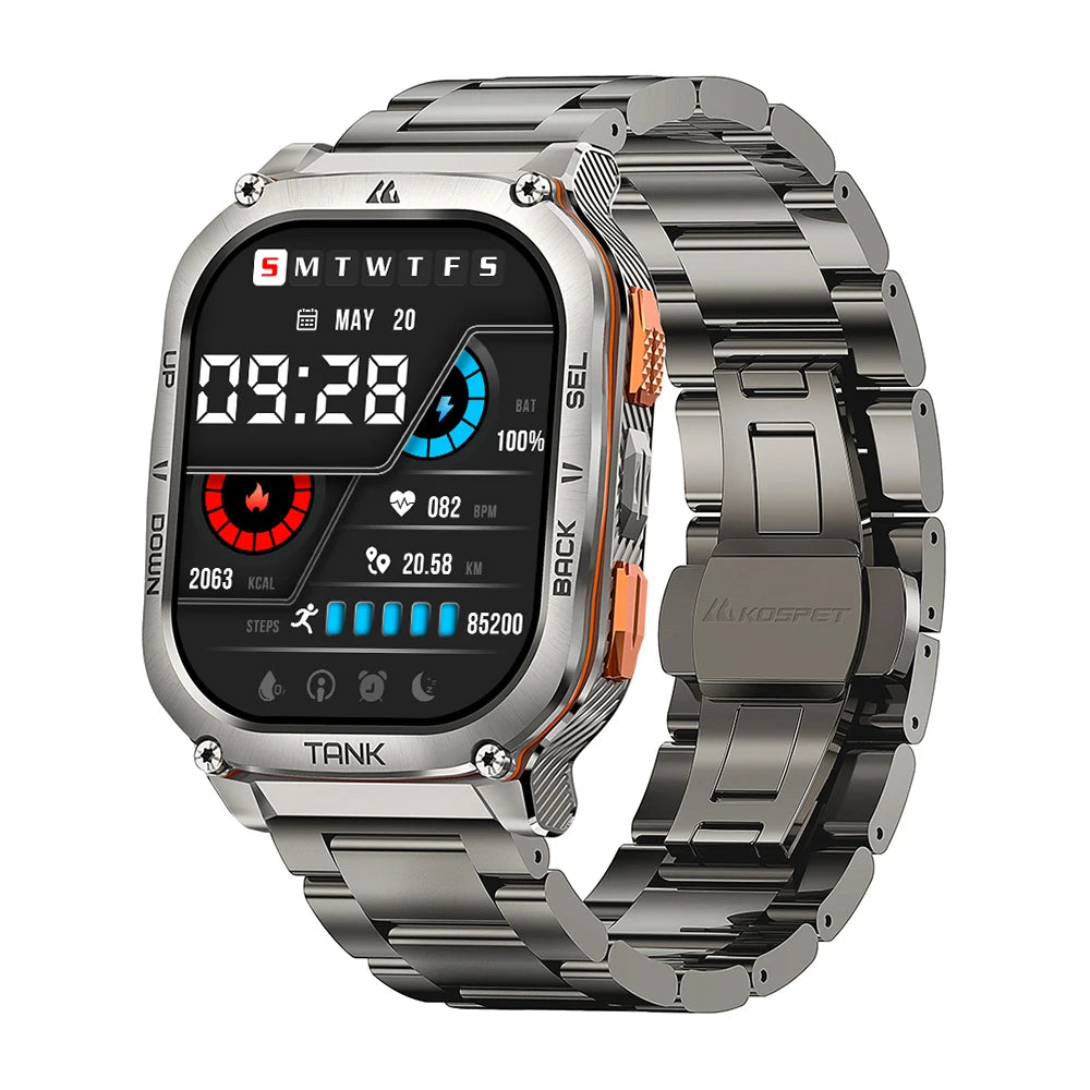 KOSPET Tank M3 Ultra GPS Smartwatch For Men Waterproof 5ATM AMOLED