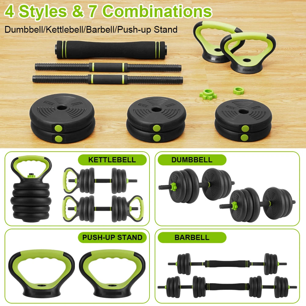 TWISTER.CK Adjustable Dumbbells 44 66 88 Lbs Four In One Home Gym