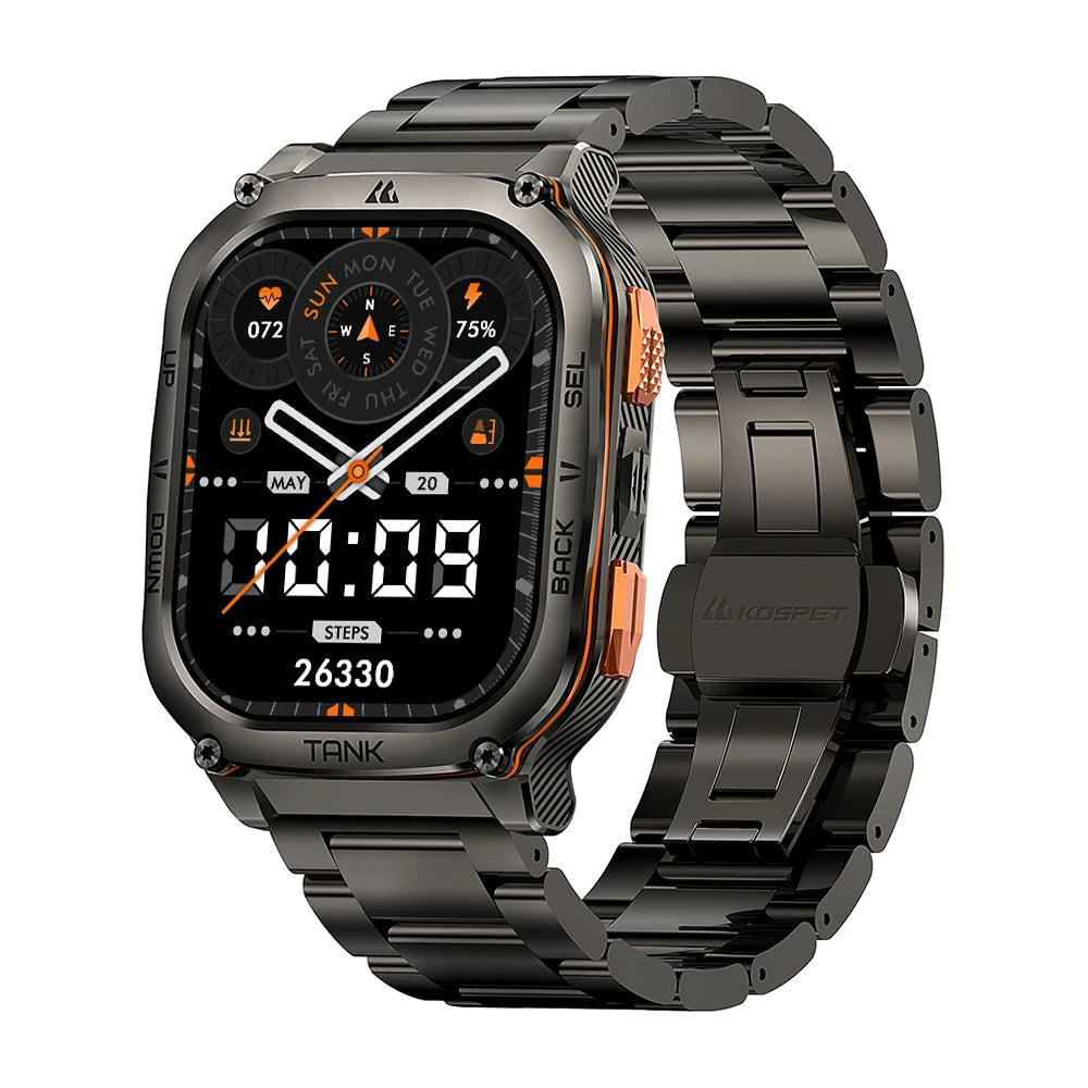 KOSPET Tank M3 Ultra GPS Smartwatch For Men Waterproof 5ATM AMOLED