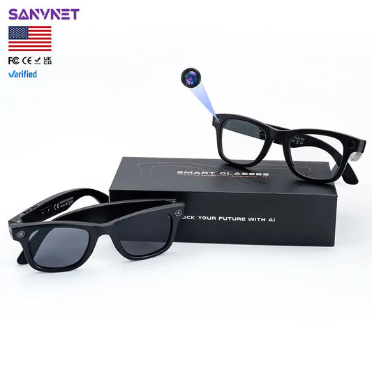 Gs4 Max Smart Glasses With AI Translator And Builtin Music Player