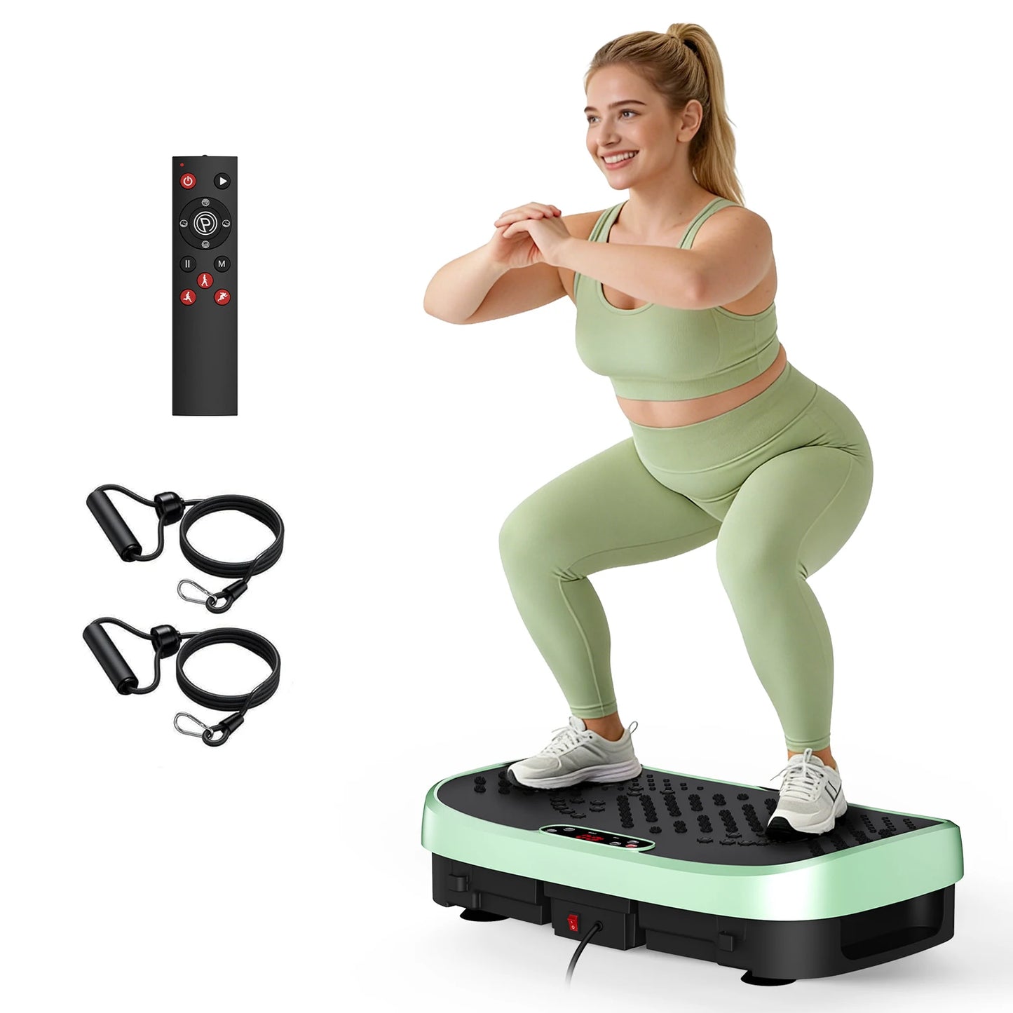 Vibration Plate Fat Burning Machine With 120 Levels Home Gym