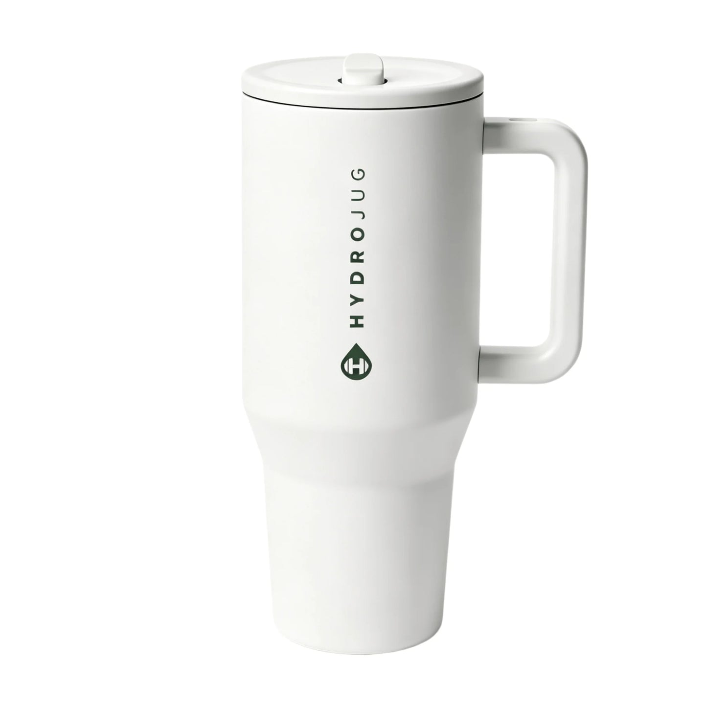 Insulated Stainless Steel Water Bottle Traveler Flip Straw Tumbler With Handle