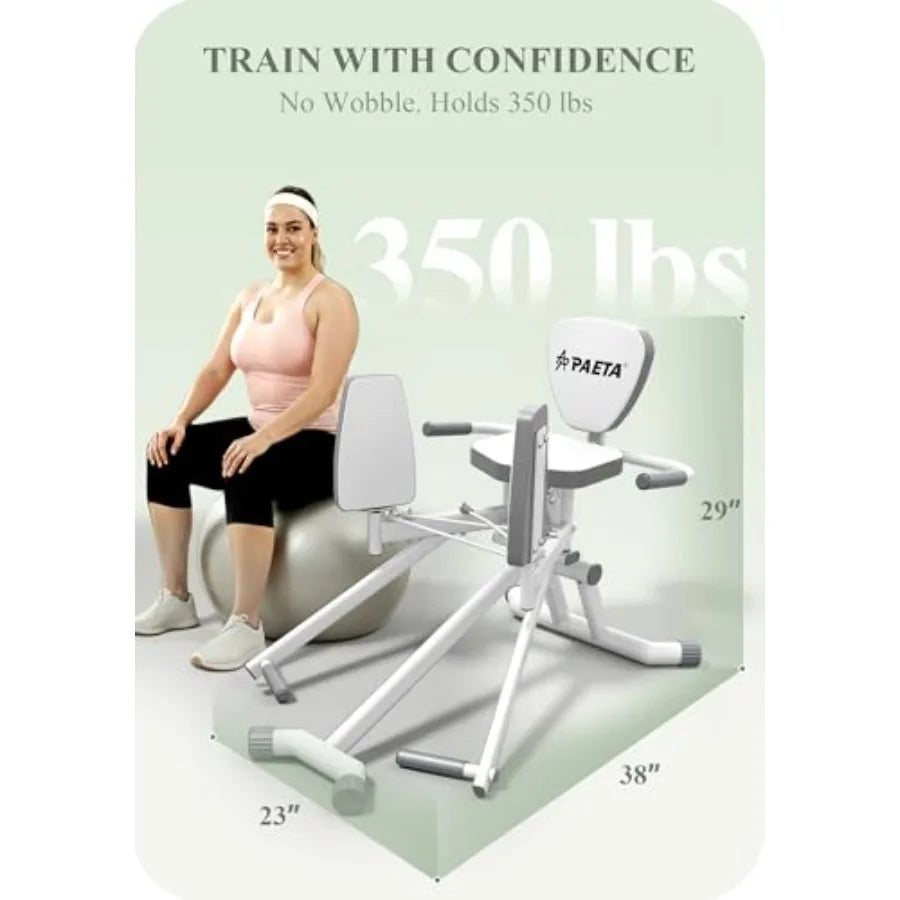 XMSJ Hip Abductor Machine For Home Gym Glute Thigh Workout