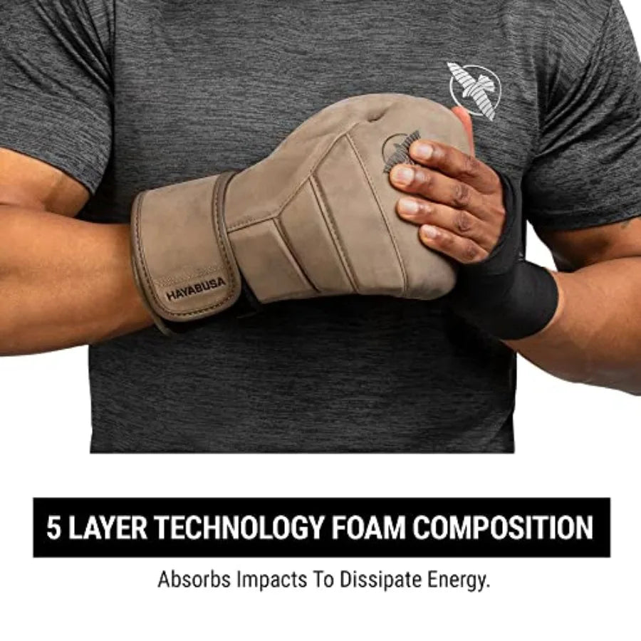 Leather Boxing Gloves for Training Sparring Heavy Bag Work