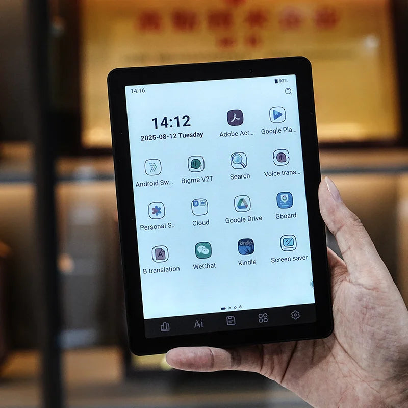 BIGME B6 Ebook Reader With Android 14 OS Front Light