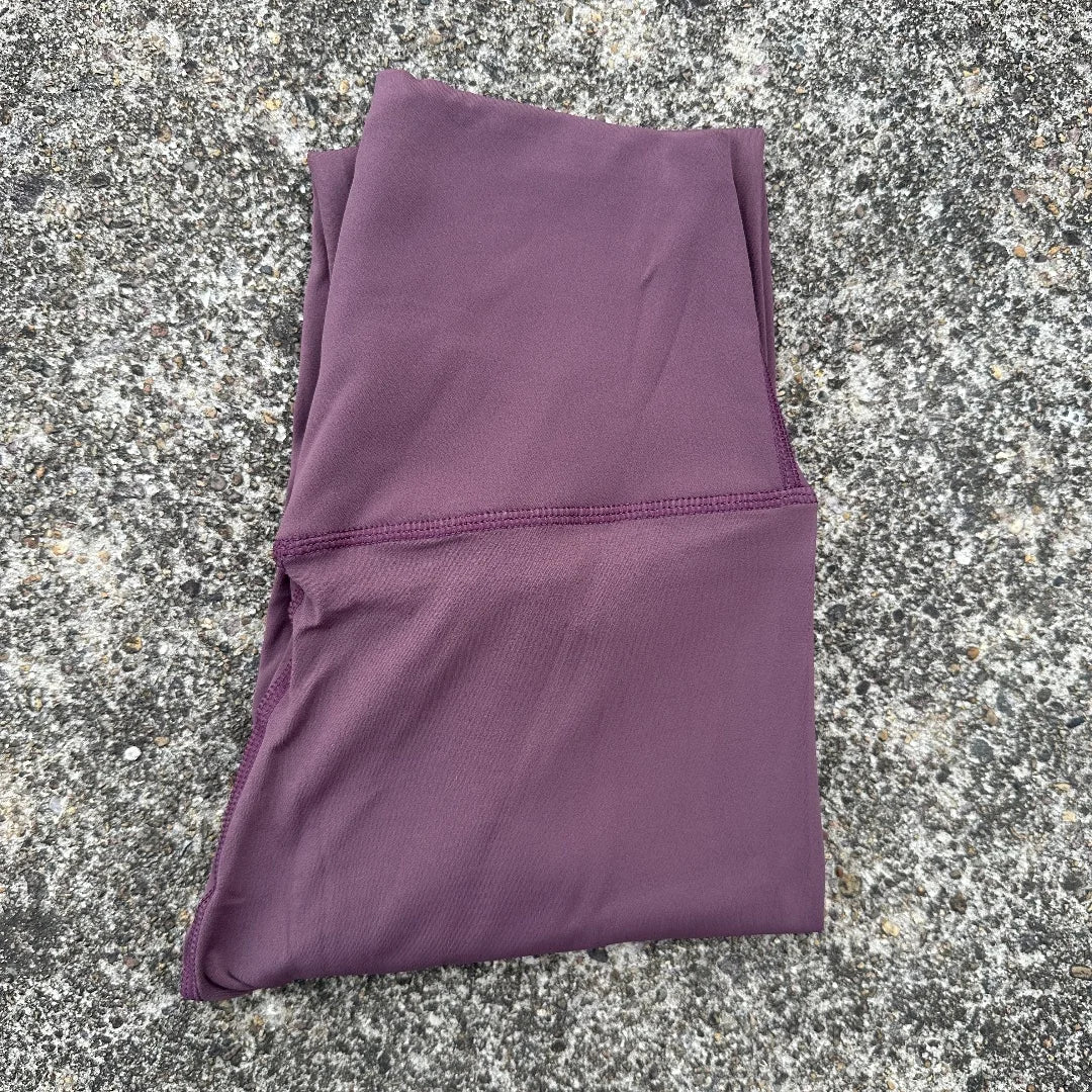 Back Pocket High Waist Yoga Leggings For Women Cropped Gym