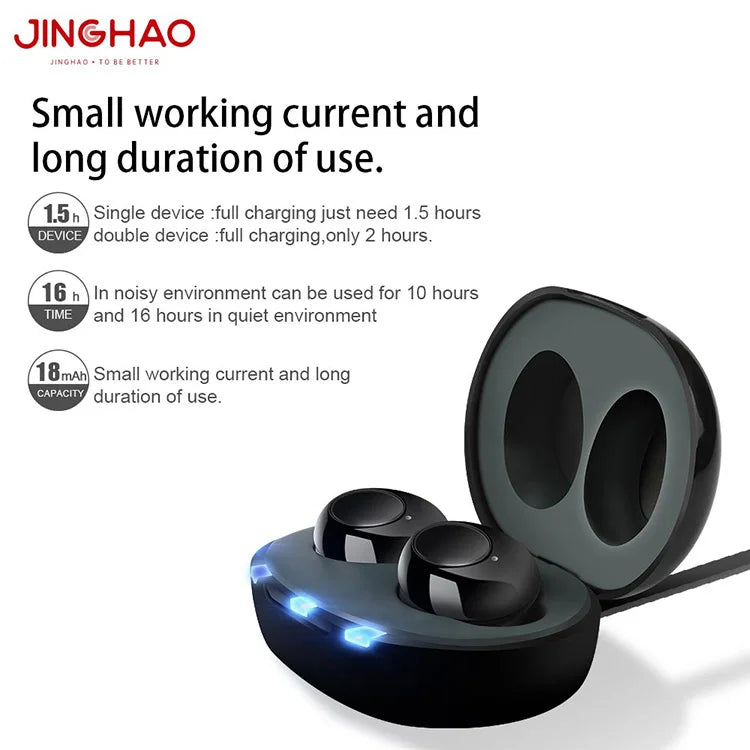 Jinghao ITE Hearing Aid Rechargeable Clear Voice In Ear