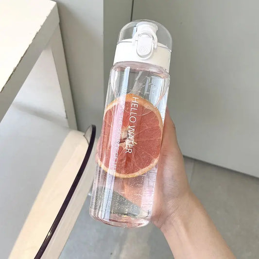 Portable Plastic Water Cup Large Capacity High Temperature Resistant