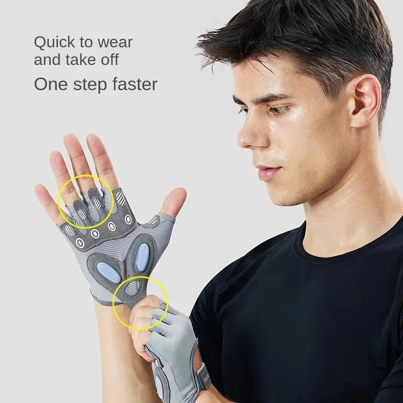Slip Resistant Weight Lifting Gloves for Men and Women Gym Training