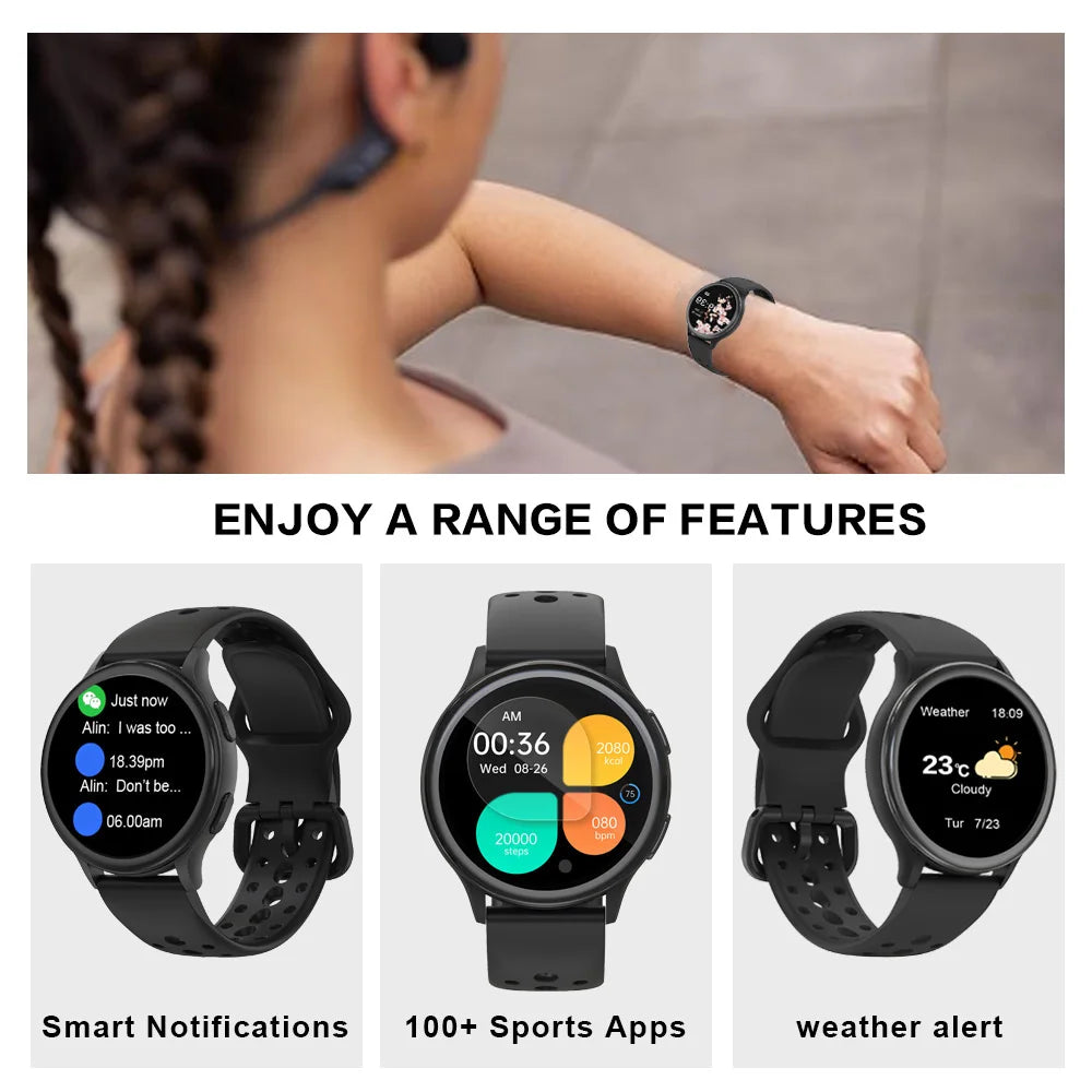 Anyloop Women Smartwatch Fitness Tracker With Health Monitoring