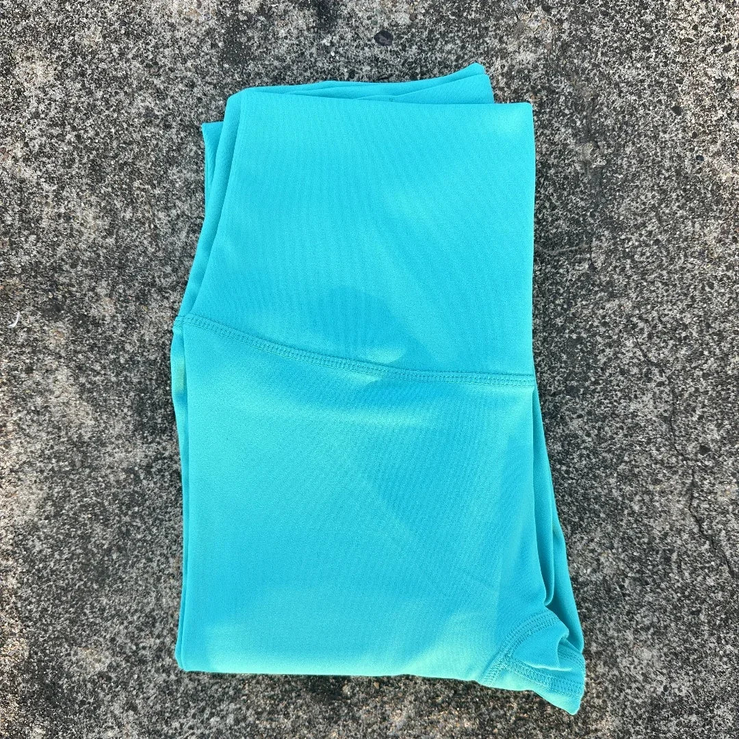 Back Pocket High Waist Yoga Leggings For Women Cropped Gym