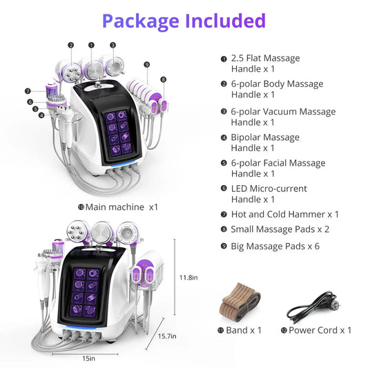 Mychway Cavitation 40k Machine Skin Tightening 9 In 1 Tool