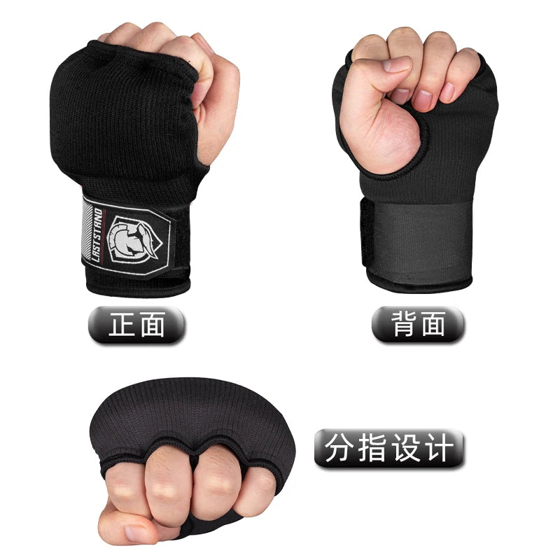 GINGPAI SPORT Gel Boxing Hand Wrap Half Finger Gloves
