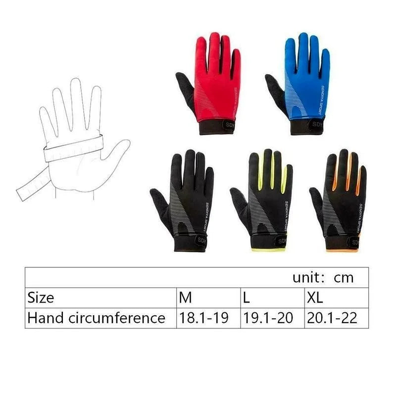 Men Cycling Gloves Full Finger Touch Screen For Bike Motorcycle Riding