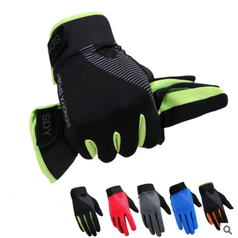 Men Cycling Gloves Full Finger Touch Screen For Bike Motorcycle Riding