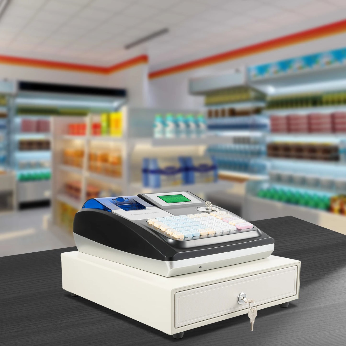 Cash Management System 48 Keys Digital Cash Register POS