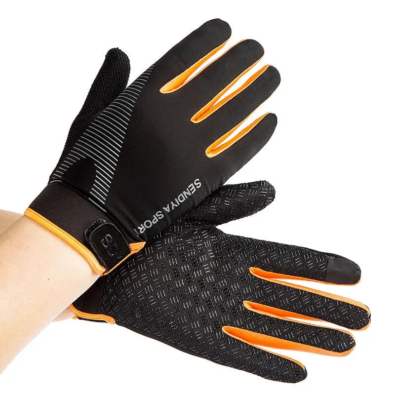 Men Cycling Gloves Full Finger Touch Screen For Bike Motorcycle Riding
