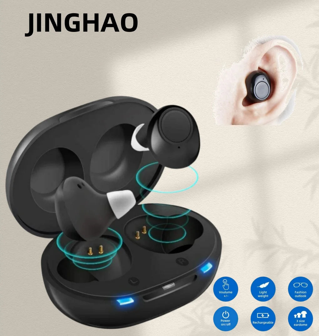 Jinghao ITE Hearing Aid Rechargeable Clear Voice In Ear