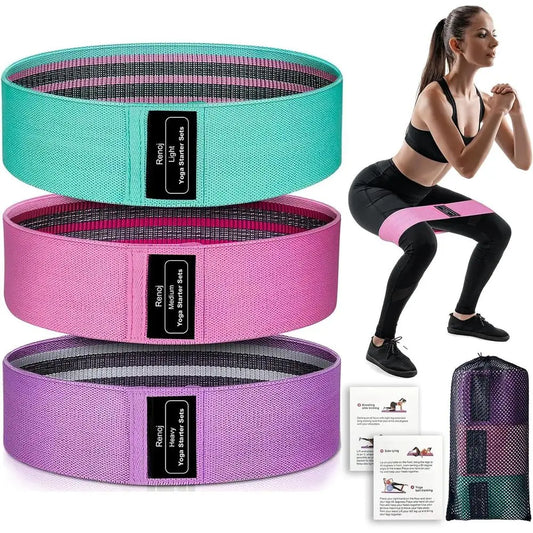Proportional Resistance Bands Set For Fitness Pilates Yoga Home Gym