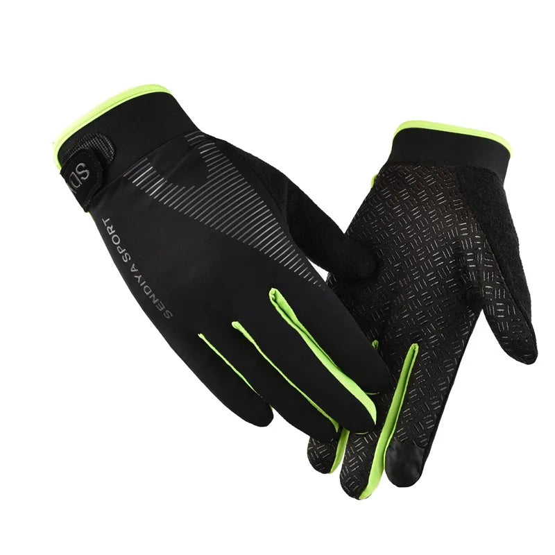 Men Cycling Gloves Full Finger Touch Screen For Bike Motorcycle Riding