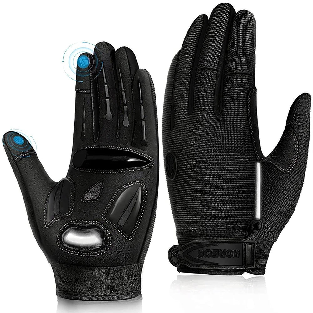 MOREOK Racing Gloves Motocross Breathable Non Slip Cycling Gloves