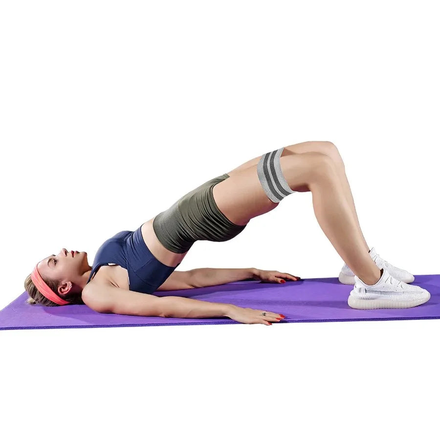 Glute Thigh Elastic Fabric Resistance Bands for Booty and Squat