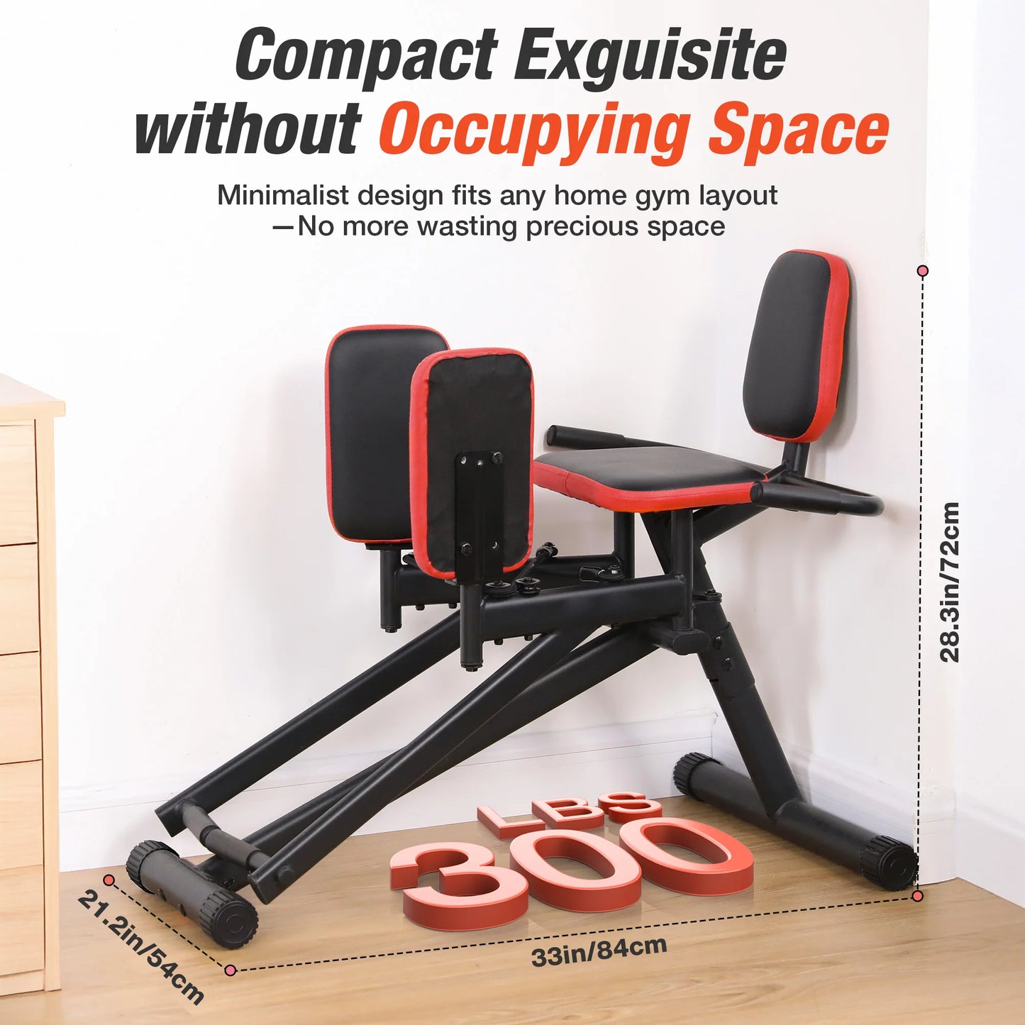 Warmounts Hip Abductor Machine Glute Thigh Trainer for Women
