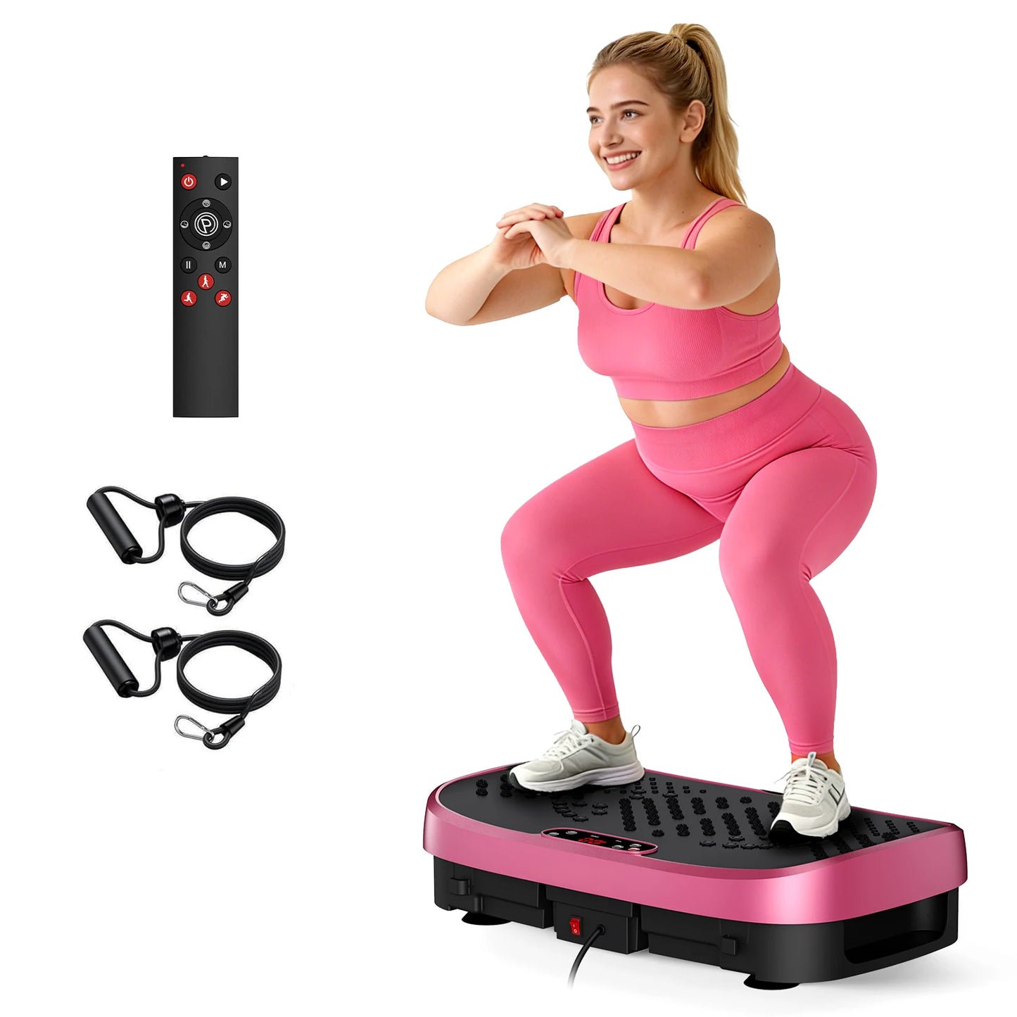 Vibration Plate Fat Burning Machine With 120 Levels Home Gym