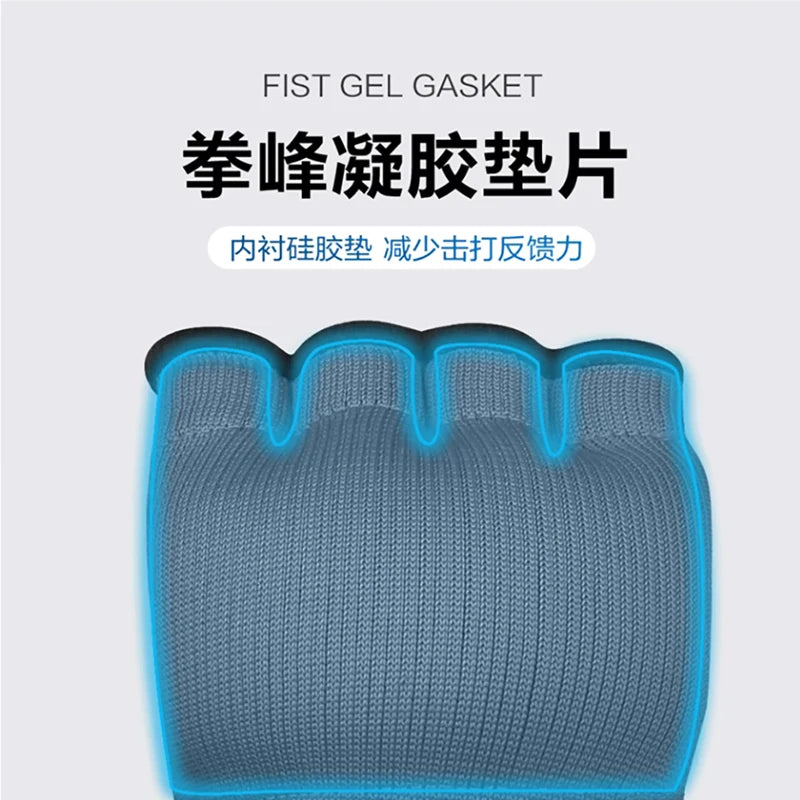 GINGPAI SPORT Gel Boxing Hand Wrap Half Finger Gloves