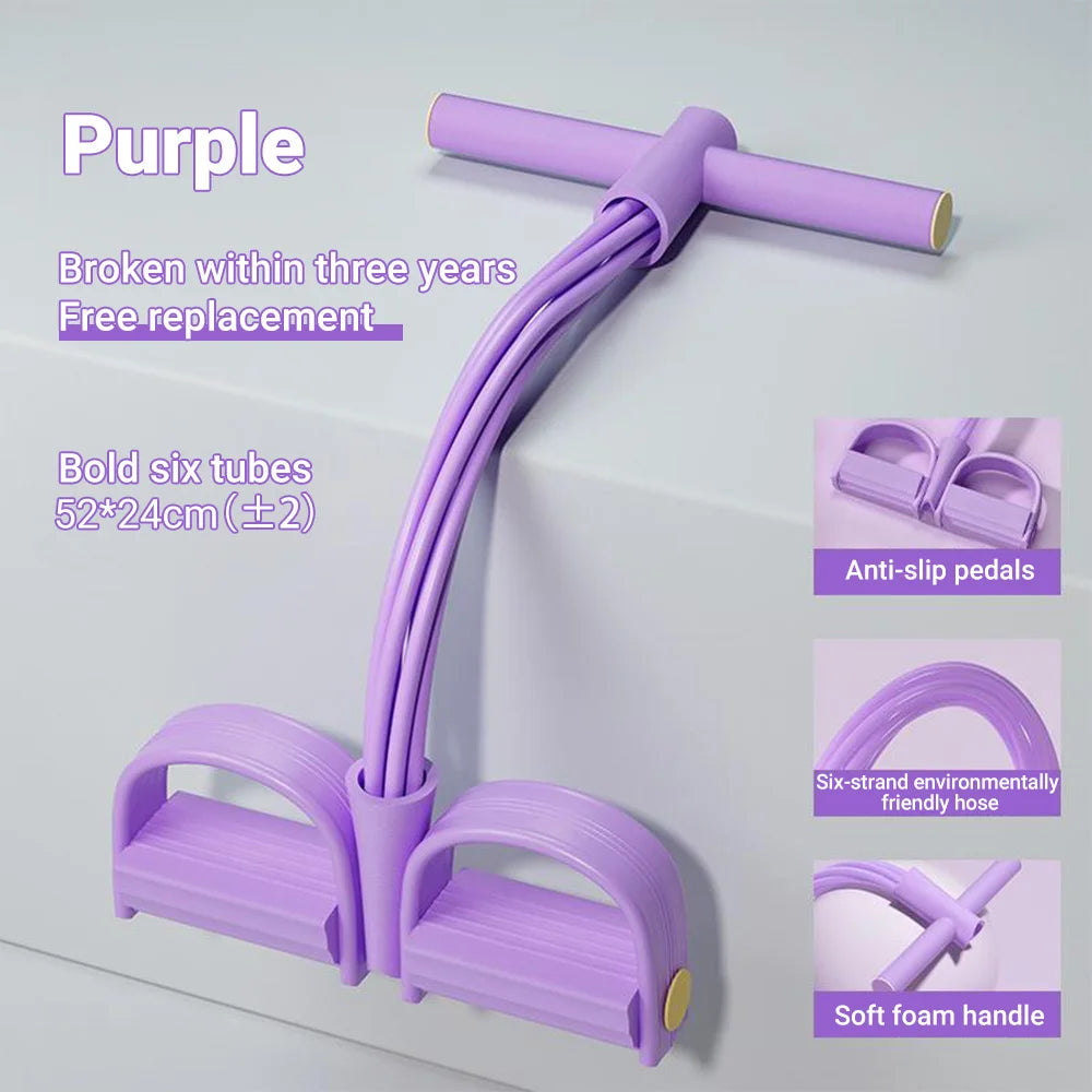 GOT-TOG Puller Resistance Bands 6-Tube Set for Waist Arm Legs