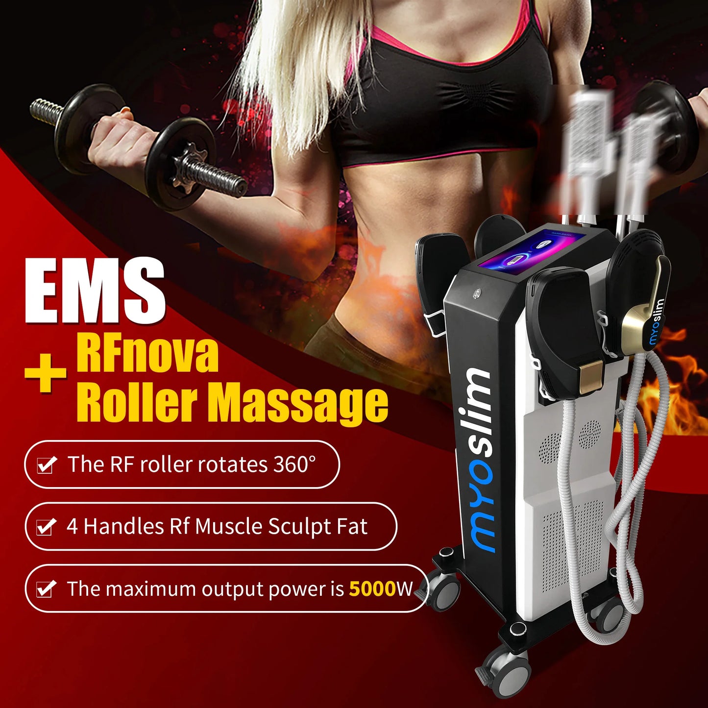 TAIXL Myoslim 2 In 1 Body Sculpt Machine With EMS And RF