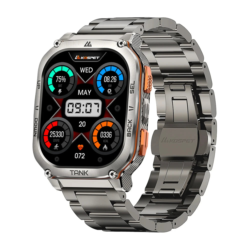 KOSPET Tank M3 Ultra GPS Smartwatch For Men Waterproof 5ATM AMOLED