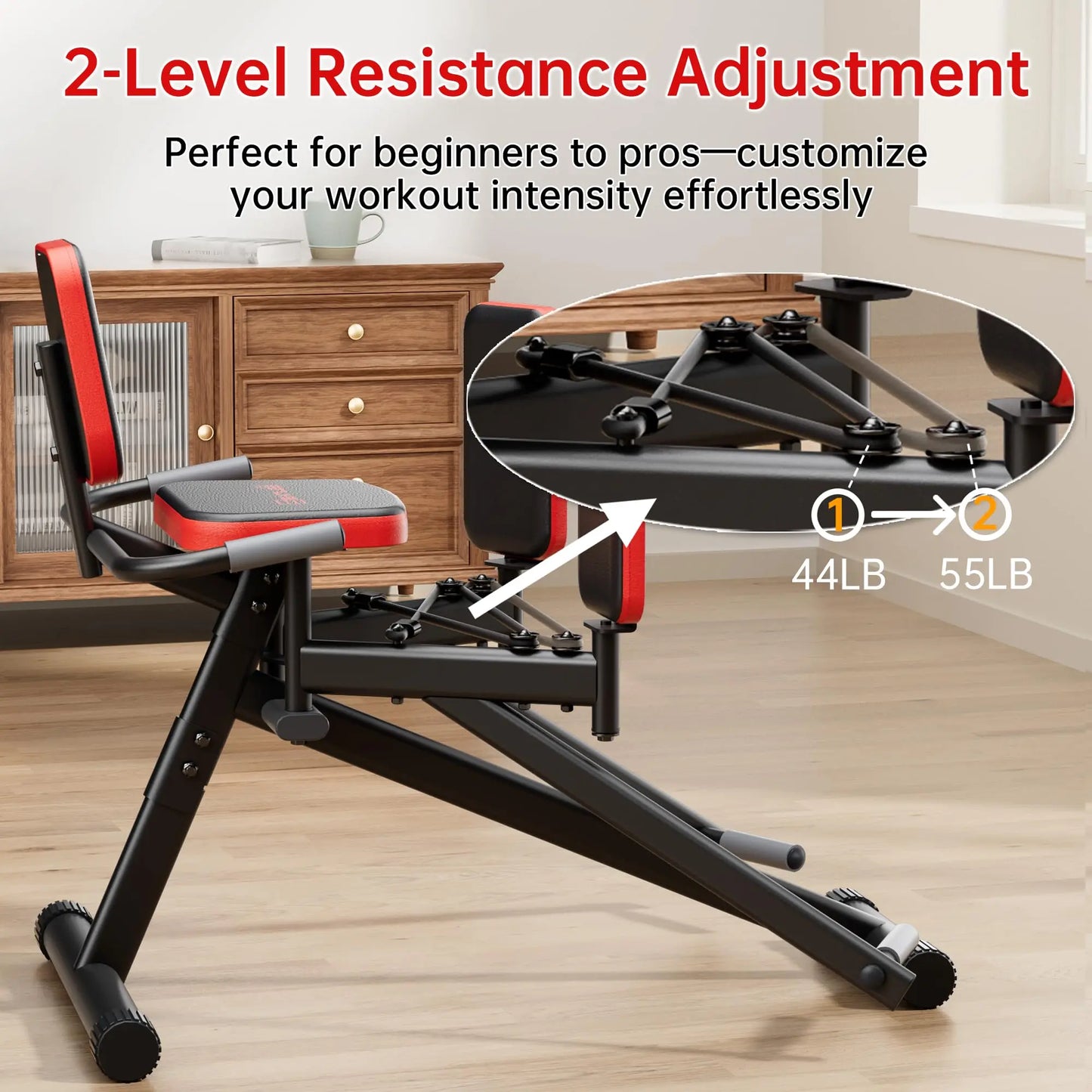 Warmounts Hip Abductor Machine Glute Thigh Trainer for Women