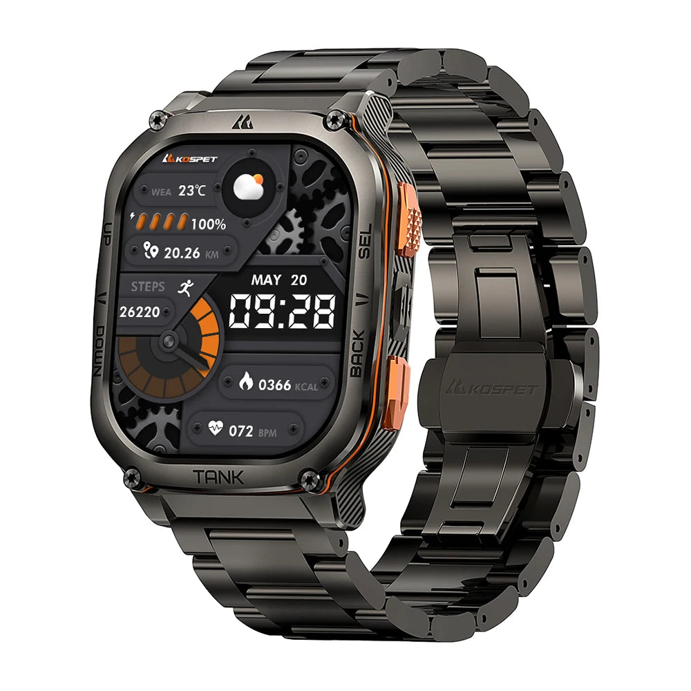 KOSPET Tank M3 Ultra GPS Smartwatch For Men Waterproof 5ATM AMOLED