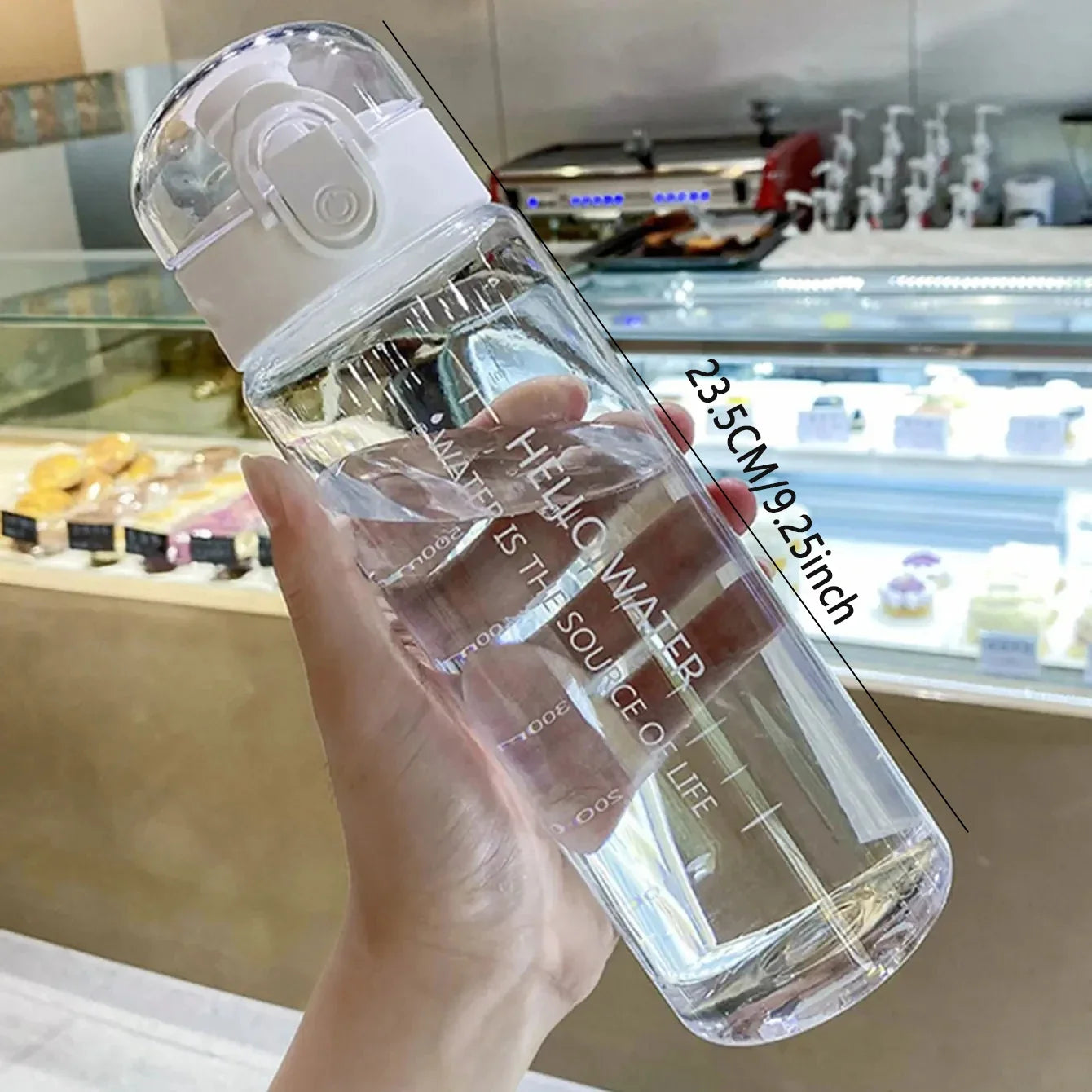 Portable Plastic Water Cup Large Capacity High Temperature Resistant
