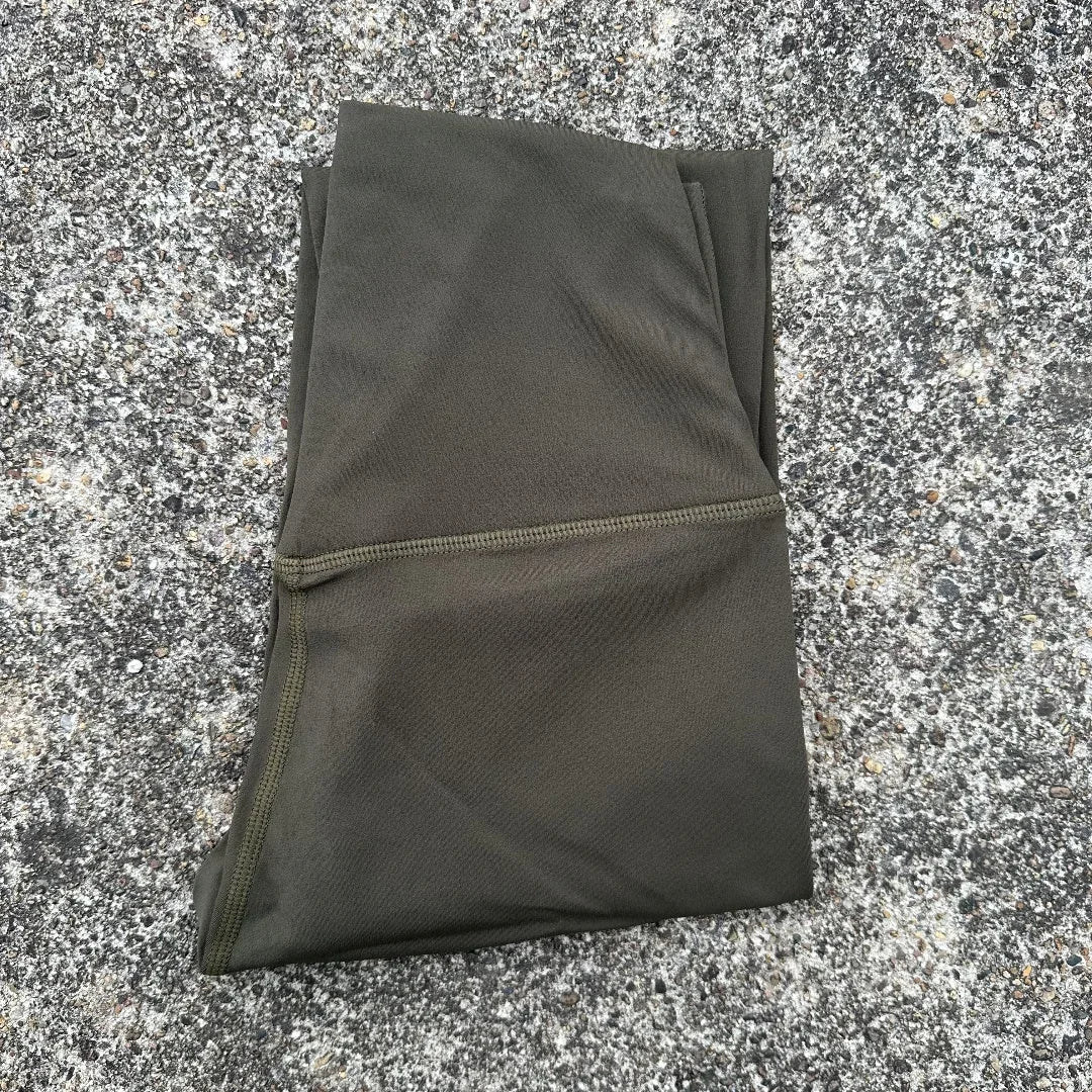 Back Pocket High Waist Yoga Leggings For Women Cropped Gym