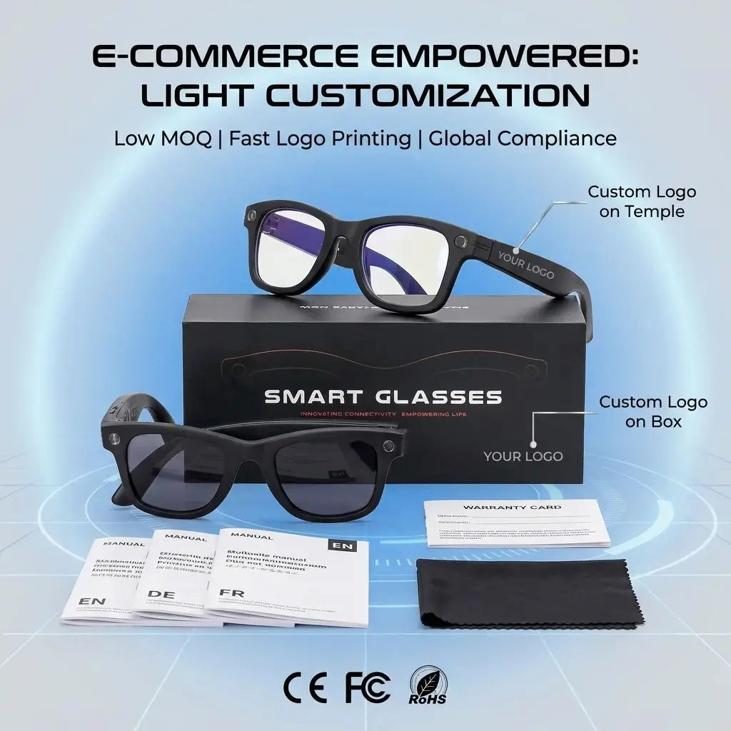 Gs4 Max Smart Glasses With AI Translator And Builtin Music Player